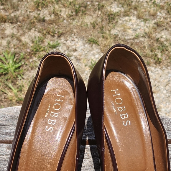 Hobbs London Leather Stiletto Heels Pumps Shoes 38 - Picture 4 of 6